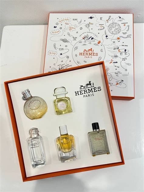 hermes perfume set|hermes miniature perfume gift set.